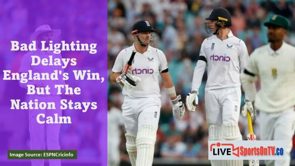 Bad Lighting Delays England's Win, But The Nation Stays Calm Featured Image