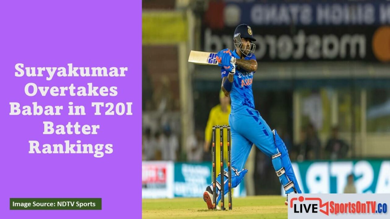 Suryakumar Overtakes Babar in T20I Batter Rankings Featured Image