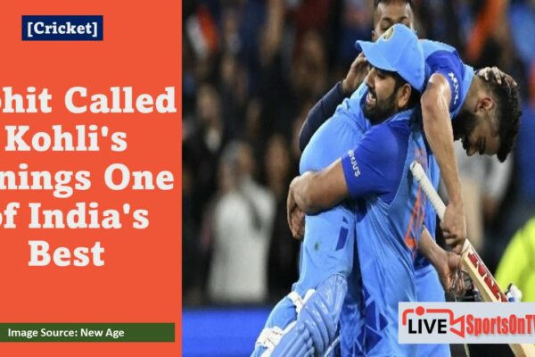 Rohit Called Kohli's Innings One of India's Best Featured Image